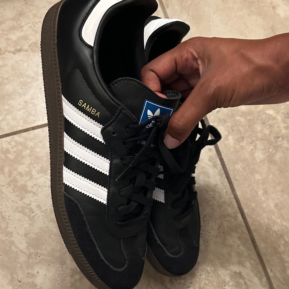 Adidas Samba Classic Black White Sneakers - Picture 8 of 8